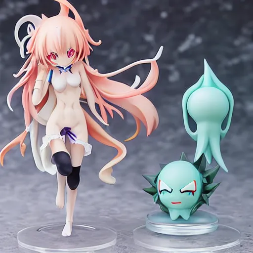 Image similar to anime figurine of cosmic horrors, personification, official store photo, commercial photo, featured on amiami, 4 k, 8 5 mm, beautiful composition