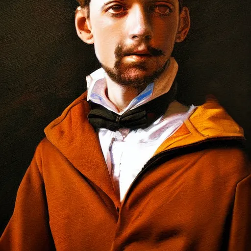 Prompt: high detailed painting of Joseph Blauwal by Jiovanni Vespuchi, high dynamic range