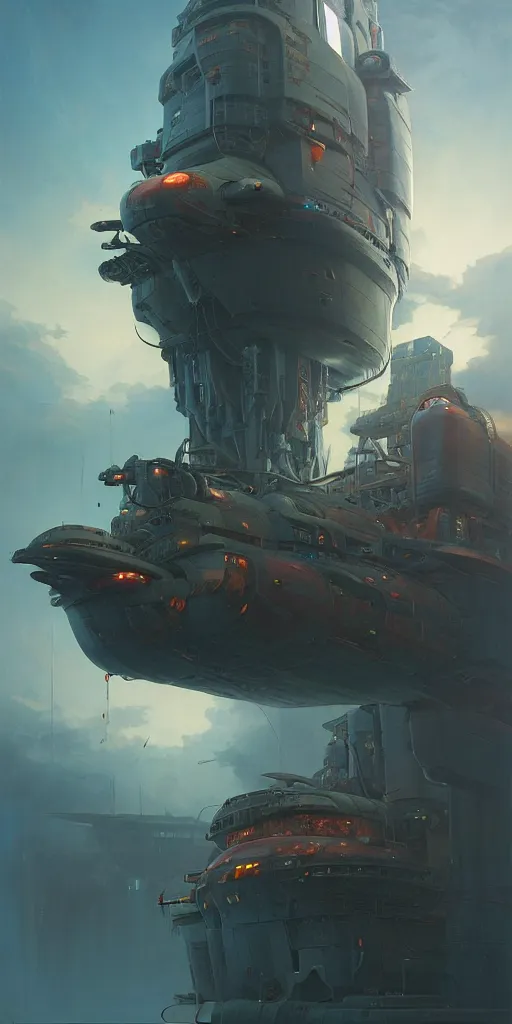 Image similar to cyberpunk cargo ship strongly resembling industrial spaceship design concept art in space, octane render, by jesper ejsing, james jean, justin gerard, tomasz alen kopera, cgsociety and fenghua zhong, highly detailed, rim light, art, cinematic lighting, very coherent, hyper realism, high detail, 8 k