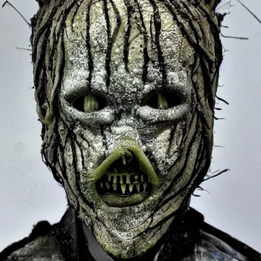 Image similar to a character called the Mould King from a horror show