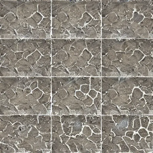 Prompt: set of pavement textures for 3 d texturing 1 0 2 4 x 1 0 2 4 albedo