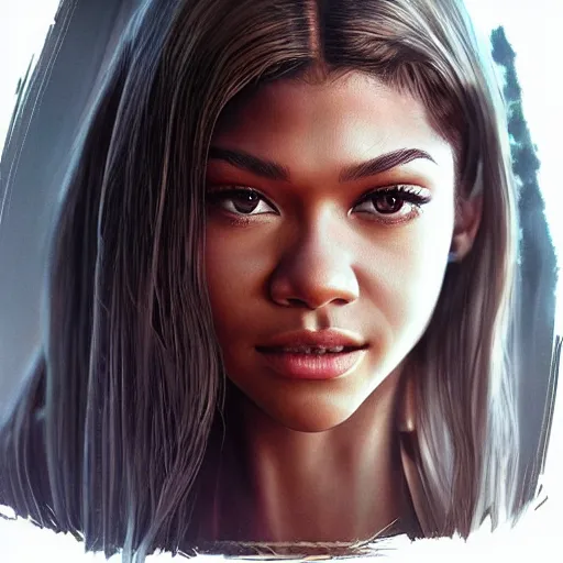 Image similar to “Zendaya, The Lord of the Rings, fantasy, photorealistic, trending on art station, concept Art, ultra detailed portrait, 4k resolution”