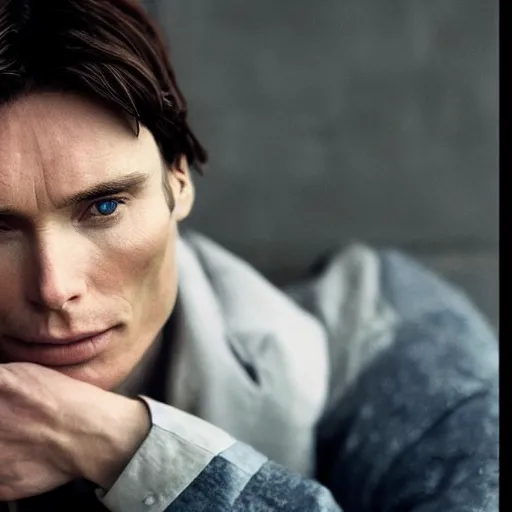 Prompt: portrait of a stunningly beautiful cillian murphy, id magazine photoshoot, depth of field, zeiss lens, detailed, symmetrical, centered, fashion photoshoot, by annie leibovitz and steve mccurry, david lazar, jimmy nelsson, breathtaking, 8 k resolution, extremely detailed, beautiful, establishing shot, artistic, hyperrealistic, beautiful face, octane render