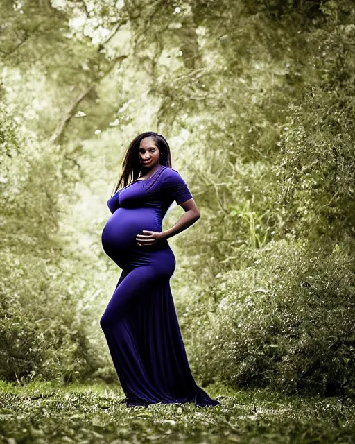 Prompt: Maternity shoot of pregnant male NBA player