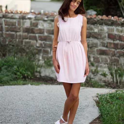 Pastel on sale pink sundress