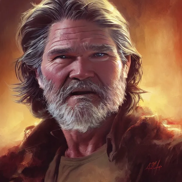 Image similar to the thing kurt russell, by stanley artgerm lau, wlop, rossdraws, frank frazetta, andrei riabovitchev, marc simonetti