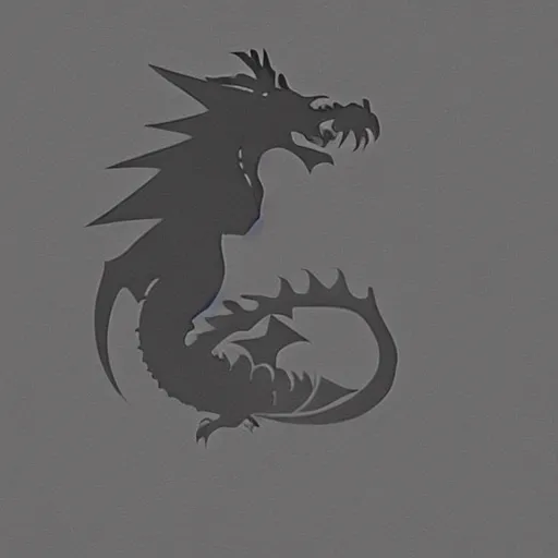 Image similar to “fire breathing dragon, Silhouette”