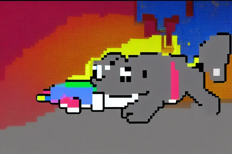 Image similar to nyan cat in the ufc