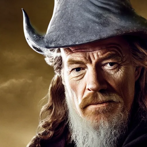 Image similar to Bryan Cranston as Gandalf