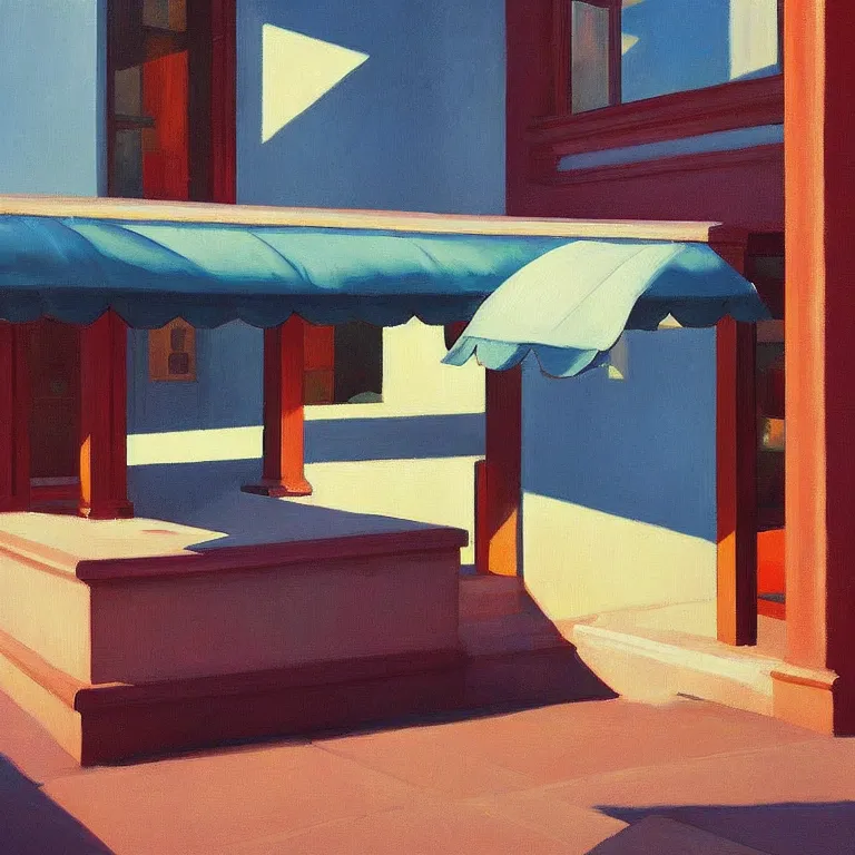 Image similar to another world game, , painted by Edward Hopper, painted by James Gilleard, airbrush