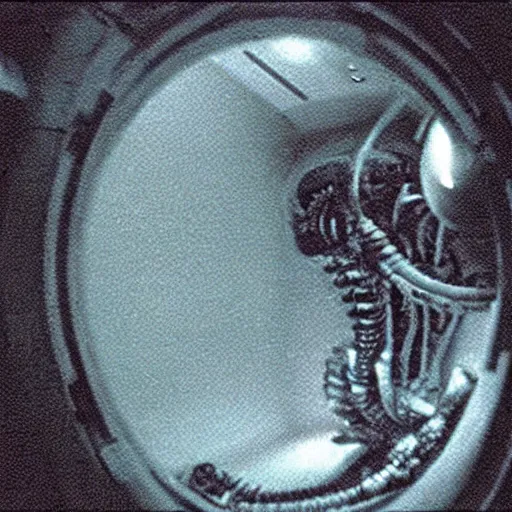 Image similar to a xenomorph inside an mri. alien : resurrection movie photograph.