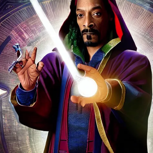 Image similar to snoop dogg as doctor strange, marvel cinematic universe, 2 k photo