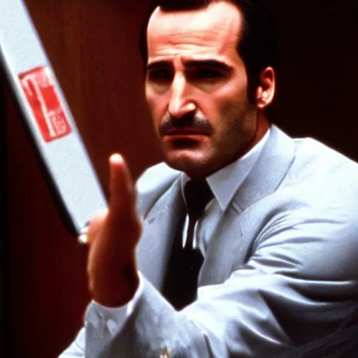 Image similar to Jean Dujardin in American Psycho (1999)