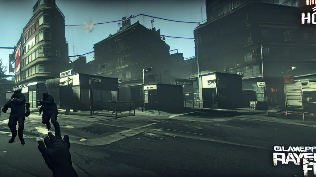 Image similar to Screenshot from the PC game Payday 2 demonstrating the fursuit unlock- Hoxton? More like Foxton.