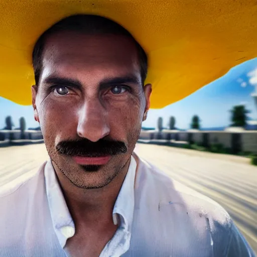 Prompt: closeup portrait Super Mario, depth of field, zeiss lens, detailed, symmetrical, centered, fashion photoshoot, by Annie Leibovitz and Steve McCurry, David Lazar, Jimmy Nelsson, Breathtaking, 8k resolution, extremely detailed, beautiful, establishing shot, artistic, hyperrealistic, beautiful face, octane render