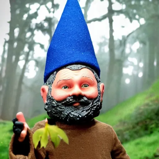 Prompt: david the gnome in real life