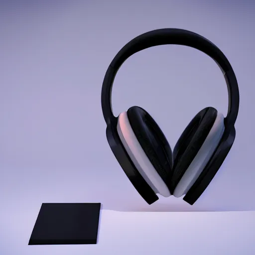 Image similar to wireless headphone stand, futuristic, techno, cyberpunk, product design, 3 d render, concept, fun, swag