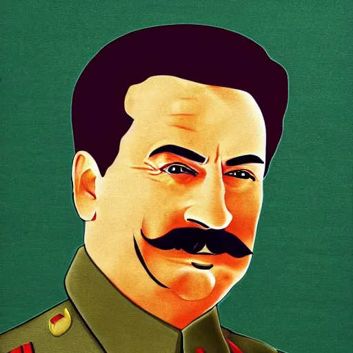 Image similar to stalin. art by danny belanger