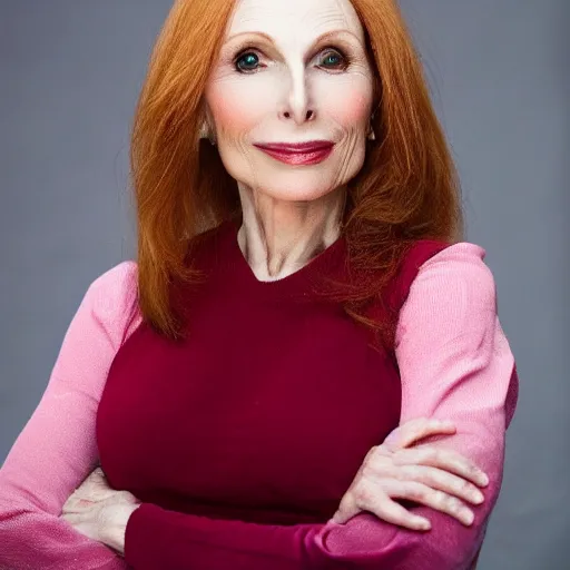 Image similar to a portrait of adult gates mcfadden, profesional photo