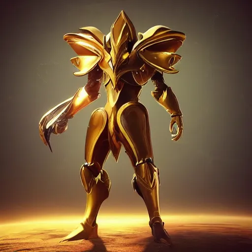 Prompt: “ gold armor azir fan art fantasy armor cinematic shot dynamic pose red glowing lines deviant art art station 4 k octane render bloom effect war frame fanart destiny 2 fanart ”