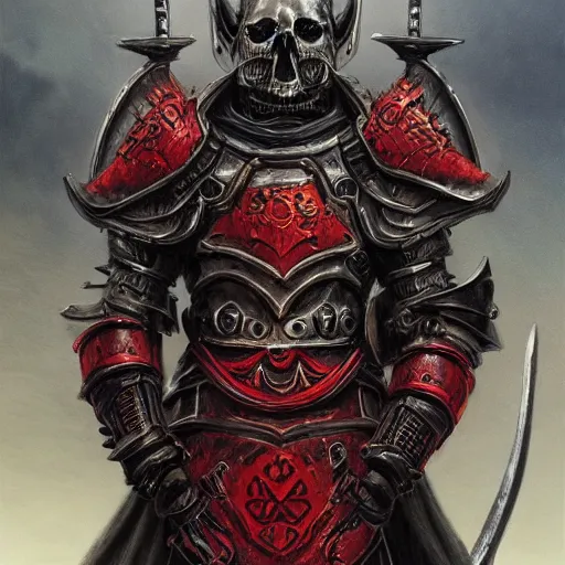 Image similar to berserk skull knight armor and sword, anthropomorphic shiba inu, red black aura, fantasy, dark, portrait art by donato giancola and greg rutkowski, realistic face, digital art, trending on artstation, symmetry