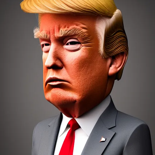 Image similar to donald trump is a stump, hyperdetailed, artstation, cgsociety, 8 k