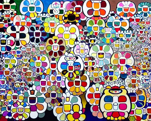 Image similar to artwork by takashi murakami