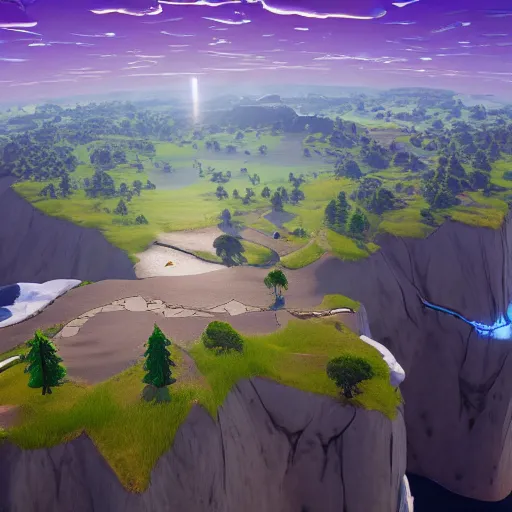 Image similar to Proof that the earth is flat, flat earther, hyper realistic, unreal engine, trending on artstation, fortnite