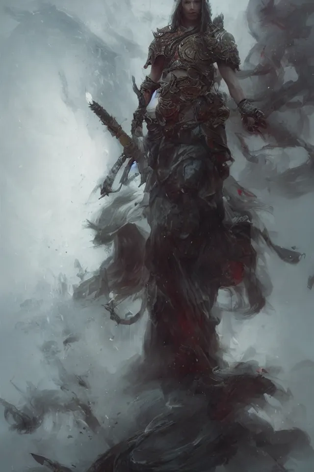 Prompt: god of death by ruan jia