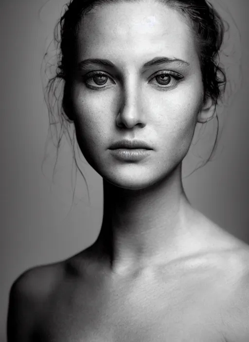 Prompt: closeup portrait of a young woman, depth of field, zeiss lens, detailed, symmetrical, centered, fashion photoshoot, by Annie Leibovitz and Steve McCurry, David Lazar, Jimmy Nelsson, Breathtaking, 8k resolution, extremely detailed, beautiful, establishing shot, artistic, hyperrealistic, beautiful face, octane render