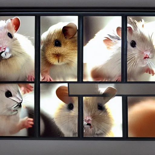 Image similar to photo of the cinema screen, a movie about hamsters, unedited, sharp focus, 8 k