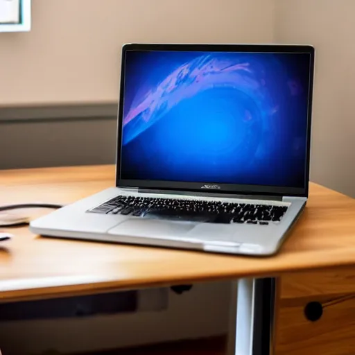 Prompt: photo of a computer on a desk ( 2 0 1 9 ). realistic, highly - detailed, award - winning, sharp focus