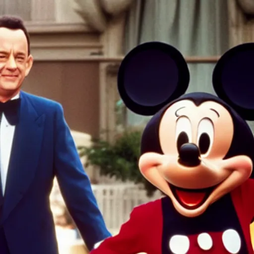 Image similar to Tom hanks as Mickey Mouse