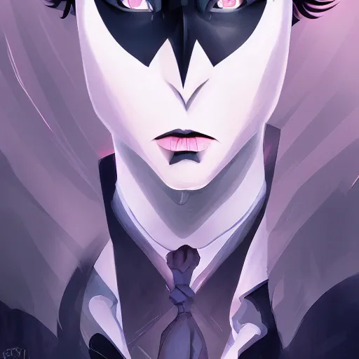 Prompt: Tim Burton as Batman, ambient lighting, 4k, anime key visual, lois van baarle, ilya kuvshinov, rossdraws, artstation