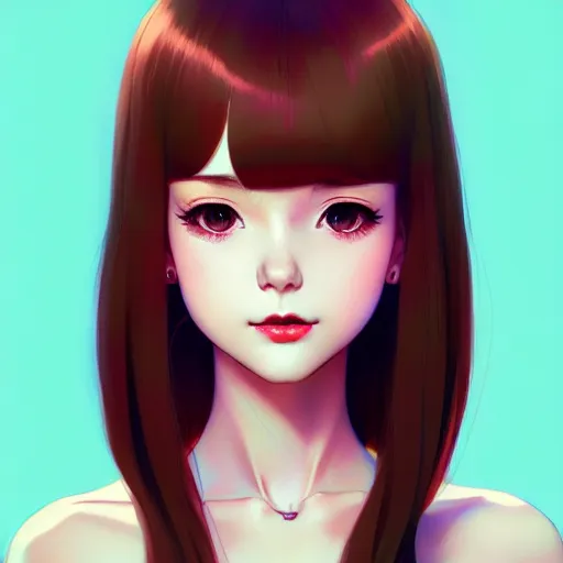 Image similar to a beautiful slim dainty singer girl hurts you, art by ilya kuvshinov and lois van baarle and ross tran and range murata and artgerm and andy warhol, norman rockwell, digital art, highly detailed, profile picture, intricate, sharp focus, mystical trending on artstation hq, deviantart, pinterest, unreal engine 5, 4 k uhd image