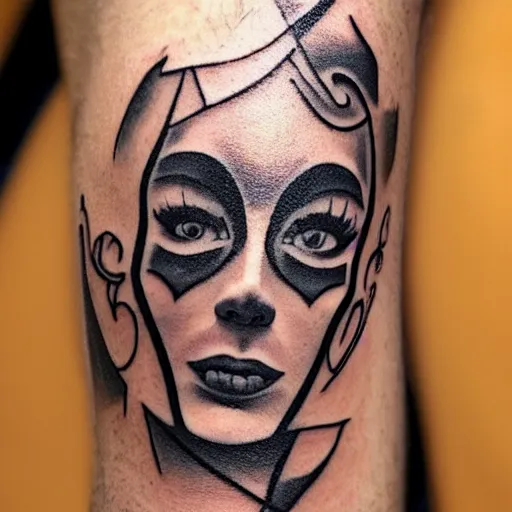 face tattoo ideas timeless trap  Stable Diffusion  OpenArt