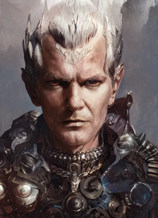 Prompt: Portrait of Caligula, marvel comics, dark, intricate, highly detailed, smooth, artstation, digital illustration by Ruan Jia and Mandy Jurgens and Artgerm and Wayne Barlowe and Greg Rutkowski and Frank Frazetta