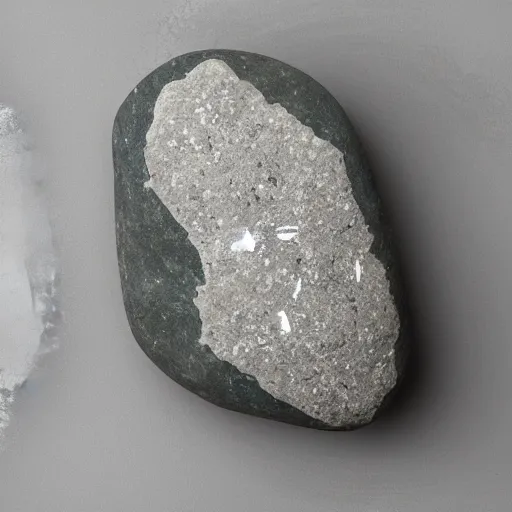 Image similar to a rock with with bluecrystlas and backcrytals and white crystals and marble