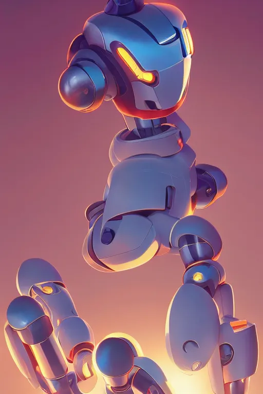 Image similar to metabots medabots medarotto medarot robot minimalist comics, behance hd by jesper ejsing, by rhads, makoto shinkai and lois van baarle, ilya kuvshinov, rossdraws global illumination ray tracing hdr radiating a glowing aura