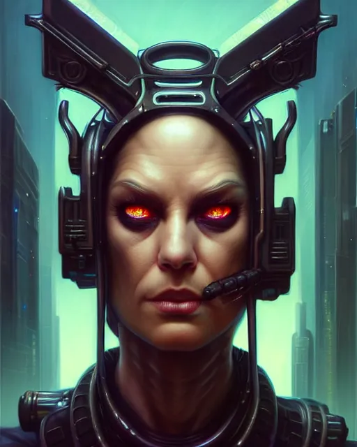 Prompt: front shot of a cyberpunk criminal mastermind character, intricate, elegant, highly detailed, centered, (((artstation, concept art, smooth, sharp focus, artgerm, Tomasz Alen Kopera, Peter Mohrbacher, donato giancola, Joseph Christian Leyendecker, WLOP, Boris Vallejo))), mugshot!!!!!, ugly!!!!!!, octane render, nvidia raytracing demo