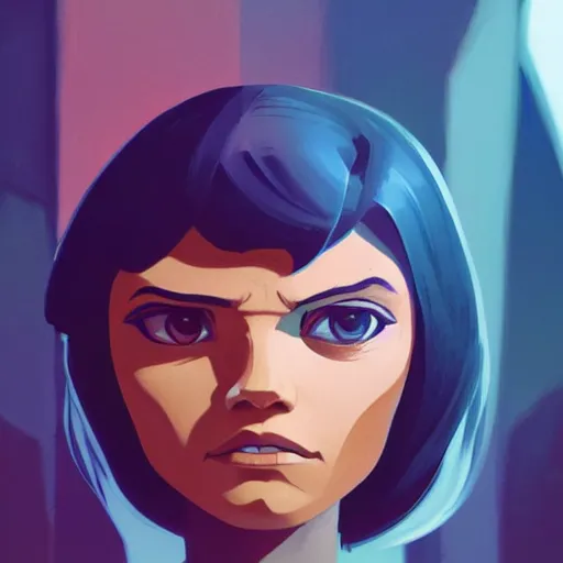 Image similar to face icon stylized minimalist star wars 1 9 7 7, loftis, cory behance hd by jesper ejsing, by rhads, makoto shinkai and lois van baarle, ilya kuvshinov, rossdraws global illumination