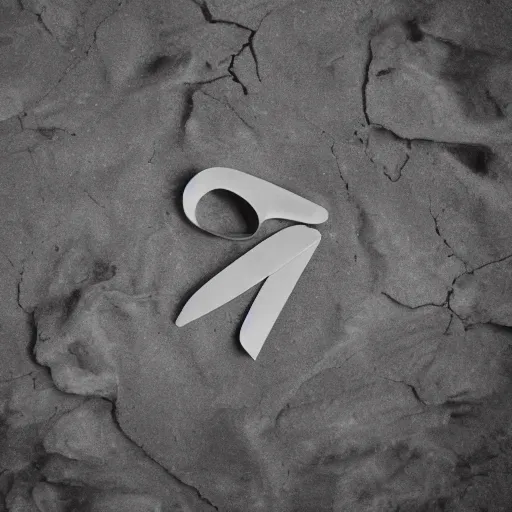 Image similar to a rock made up of scissors