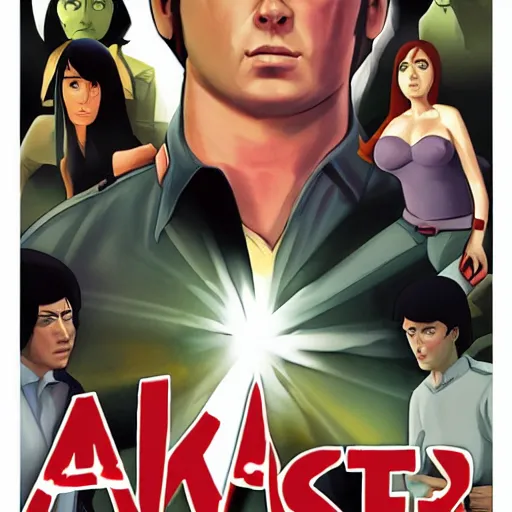 Image similar to attack of the killer melons, poster movie, by phil noto