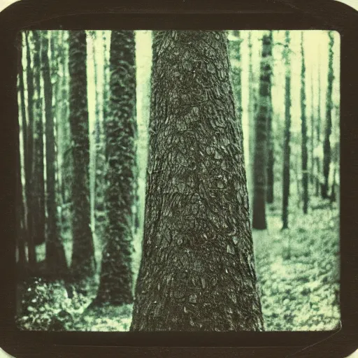 Prompt: 1960s art of tree in magic forest, polaroid, kodak, film grain