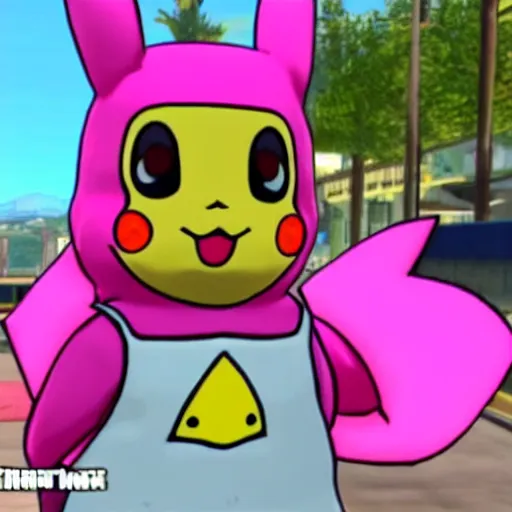 Pink pikachu