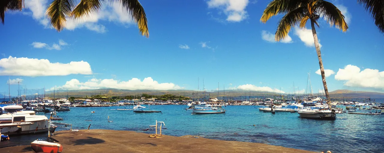 Image similar to 35mm photo Lahaina Harbor, Maui, Hawaii, ocean and sky by June Sun