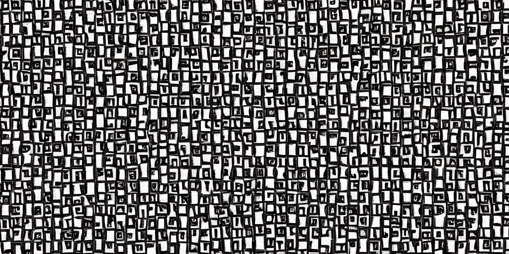 Image similar to autostereogram of an escher drawing of where's wally, infinity