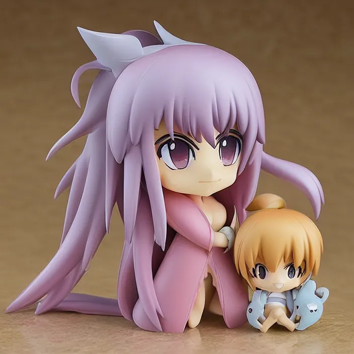 Image similar to snugglepot and cuddlepie, an anime nendoroid of snugglepot and cuddlepie, figurine, detailed product photo