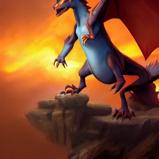 ArtStation - Pokemon: Mega Charizard X