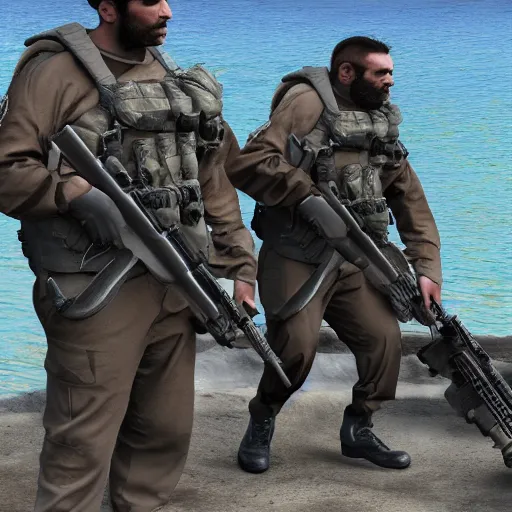 Image similar to monkey navy seals, 4 k, photorealistic, detailed